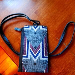 Authentic MCM card case/lanyard-NEW